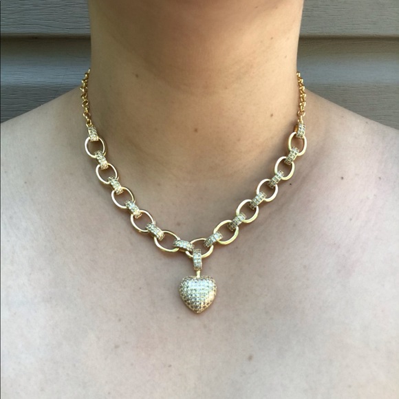 The Hills Heart Pendant Jewelry Set 